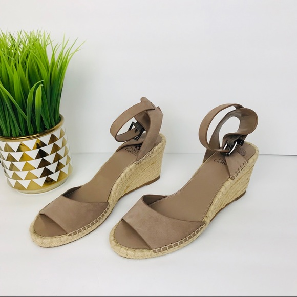 Vince Camuto Shoes - Vince Camuto Tan Suede Espadrille Heels